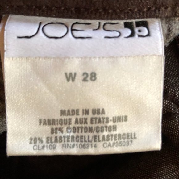 Chocolate Brown Skinny Jeans 28 - Picture 9 of 11